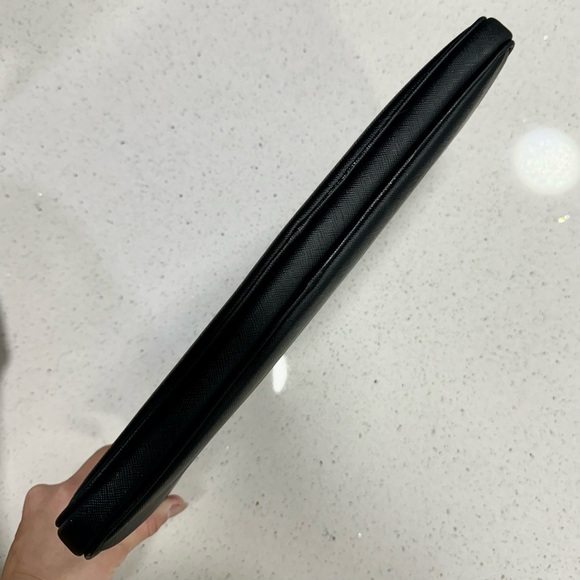 Michael Korss 13” Laptop Case • Saffiano Leather, Gold Hardware - Picture 7 of 10